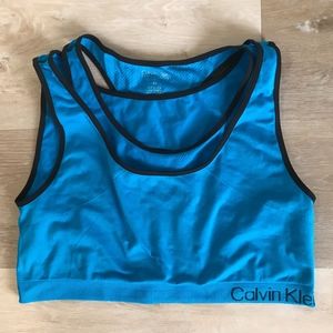 Calvin Klein Performance XL Sports Bra Layered